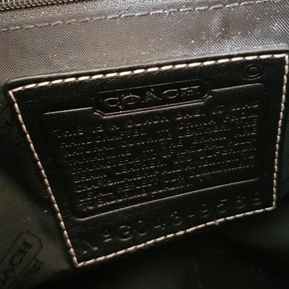 Coach Leather Drawstring Backpack - Picture 7 of 8